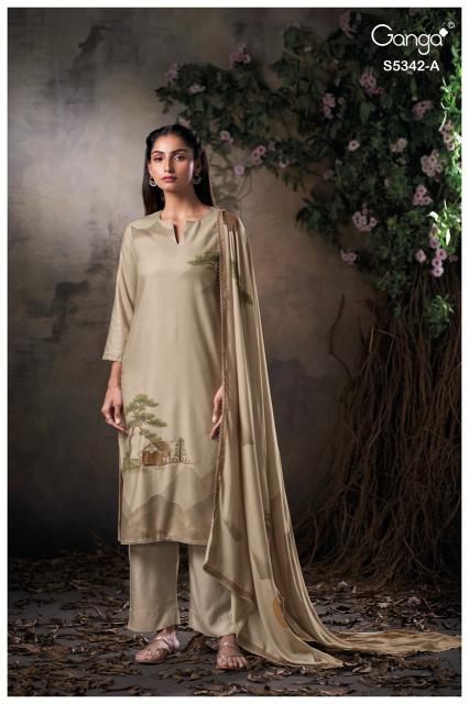 Ganga jorein 5342 wholesale dress material in amritsar
